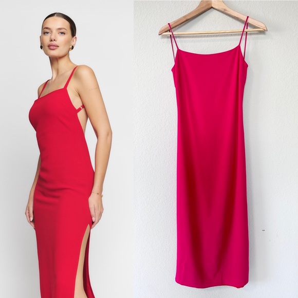 Vintage Dresses & Skirts - Vintage collection Bestini Hot Pink Midi Dress
